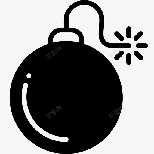 炸弹炸药武器图标svg_新图网 https://ixintu.com 武器 炸弹 炸药