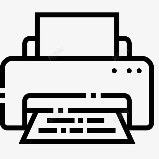 打印机设备家用电器生产线图标svg_新图网 https://ixintu.com 家用电器生产线 打印机 设备