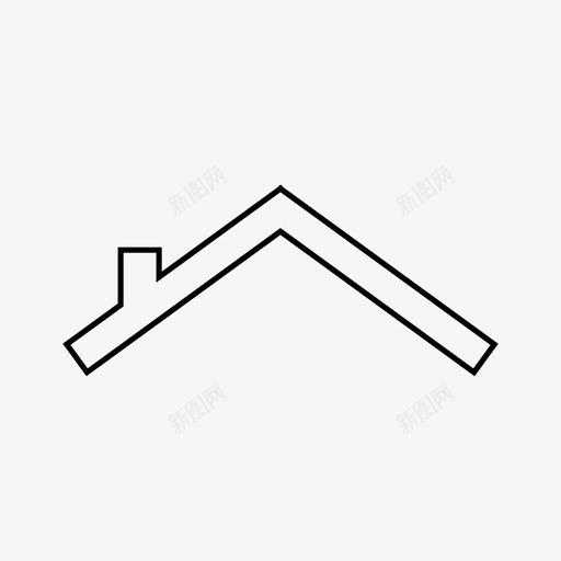 屋顶屋建筑外部图标svg_新图网 https://ixintu.com 住宅 外部 屋顶屋 建筑 物业