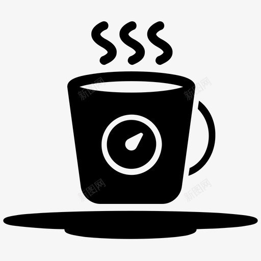 茶点时间议程休息时间图标svg_新图网 https://ixintu.com 休息时间 会议 搜索引擎优化网络营销 时钟 茶点时间 议程