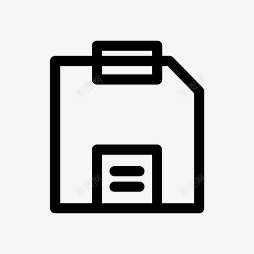 软盘移动存储图标svg_新图网 https://ixintu.com 存储 移动 统计 软盘