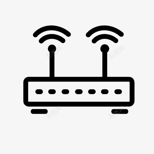 现代互联网科学图标svg_新图网 https://ixintu.com 互联网 技术 现代 科学