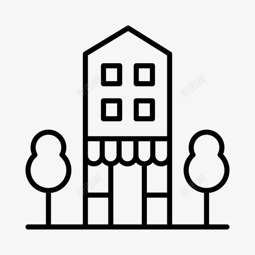 建筑城市丹麦图标svg_新图网 https://ixintu.com 丹麦 城市 城镇 建筑 斯堪的纳维亚