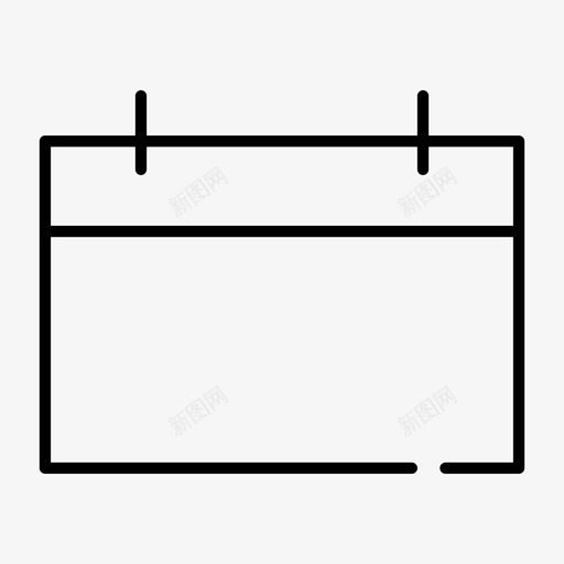 日历日月图标svg_新图网 https://ixintu.com 周 墙 日 日历 月 移动gapthin