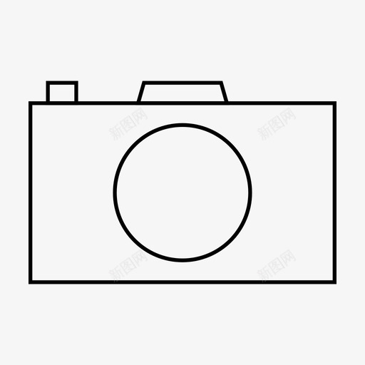 照相机照片肖像图标svg_新图网 https://ixintu.com 快照 照片 照相机 肖像 野餐线