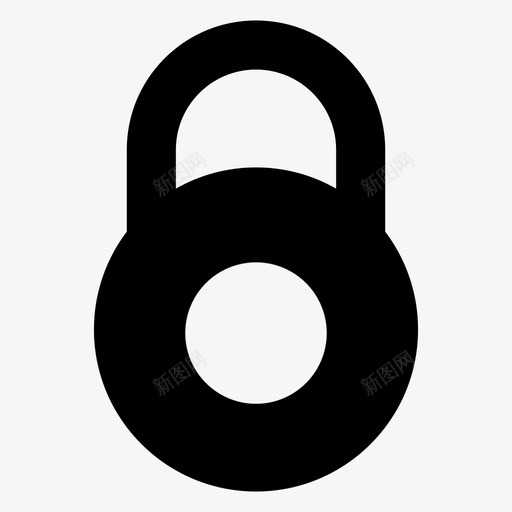 锁隐私安全图标svg_新图网 https://ixintu.com 存储 安全 锁 隐私