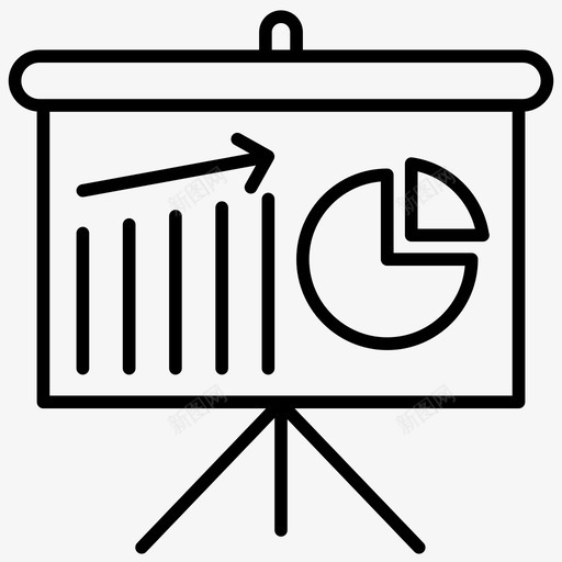 数据表示数据分析饼图图标svg_新图网 https://ixintu.com 商业和金融 数据分析 数据表示 饼图