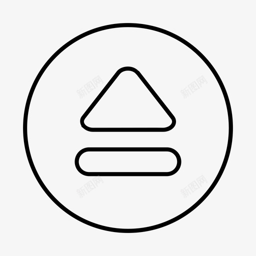 弹出音乐播放器图标svg_新图网 https://ixintu.com 弹出 音乐播放器