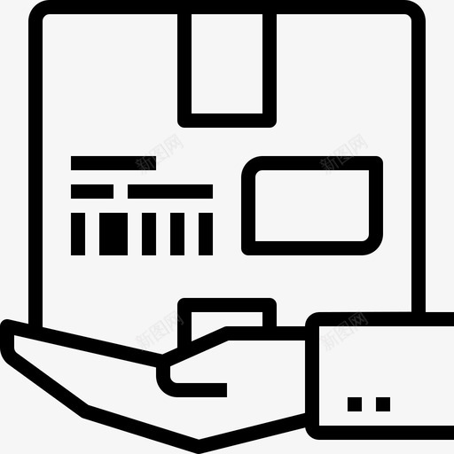 送货包裹邮寄图标svg_新图网 https://ixintu.com 包裹 服务 电子商务 运输 送货 邮寄