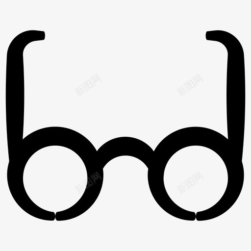 眼镜哈利波特眼镜老花镜图标svg_新图网 https://ixintu.com 哈利波特眼镜 圆眼镜 墨水精华卷1 眼镜 老花镜