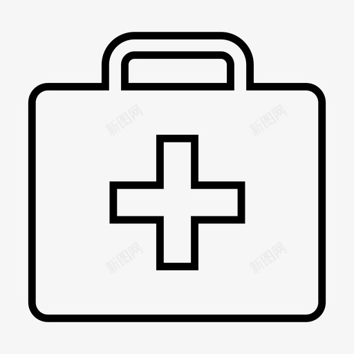 医疗箱药品急救箱图标svg_新图网 https://ixintu.com 健康 医疗箱 急救箱 药丸 药品 药片