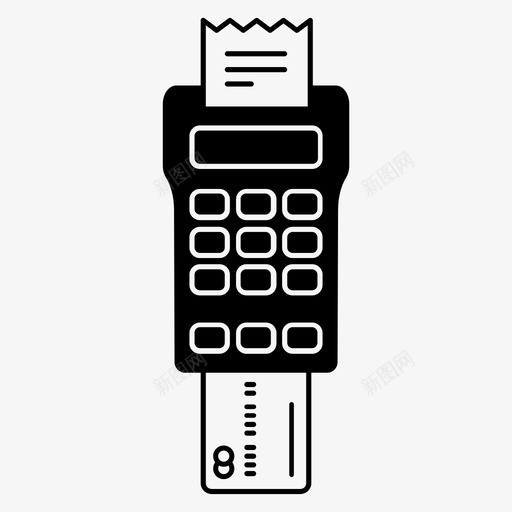 数据电话信用卡现金支付图标svg_新图网 https://ixintu.com 支付 数据电话信用卡 现金