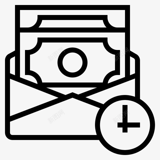 收入月收入月薪图标svg_新图网 https://ixintu.com 付款 收入 月收入 月薪