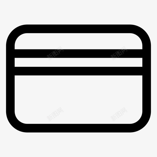 信用卡银行钱图标svg_新图网 https://ixintu.com 信用卡 办公室图标 钱 银行