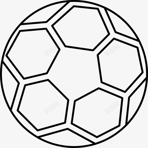 足球体育世界杯图标svg_新图网 https://ixintu.com 世界杯 体育 足球 足球装备轮廓图标