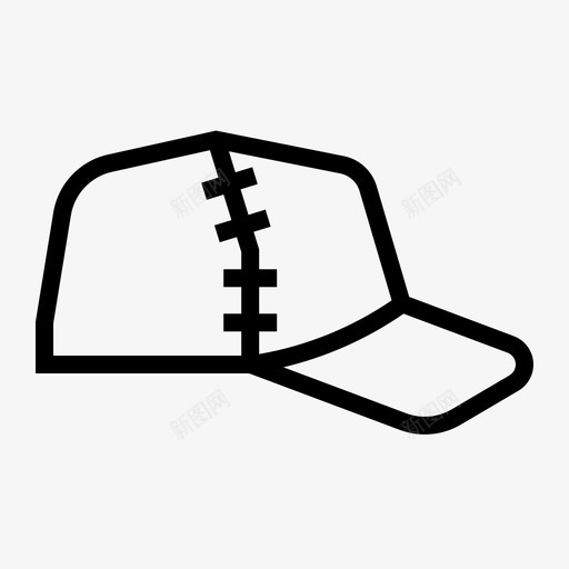 帽子配件男式服装图标svg_新图网 https://ixintu.com 帽子 男式服装 配件