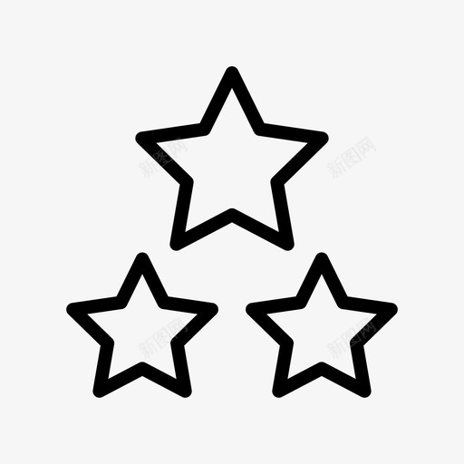 明星奖项奖章图标svg_新图网 https://ixintu.com 办公室 办公室线图标 奖品 奖章 奖项 明星