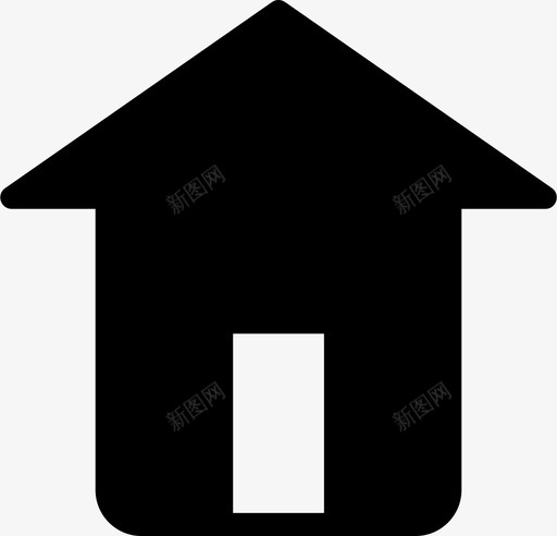 家住所小屋图标svg_新图网 https://ixintu.com 住所 家 小屋 房地产 房子