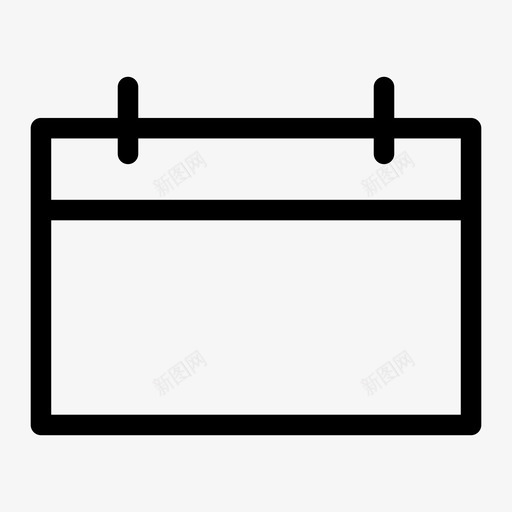 日历日月图标svg_新图网 https://ixintu.com 周 墙 日 日历 月 移动媒体
