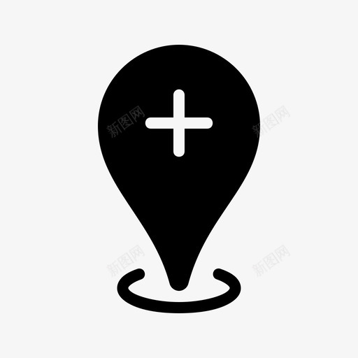 添加pin添加位置gps图标svg_新图网 https://ixintu.com gps 地图 添加pin 添加位置 简单线条图标