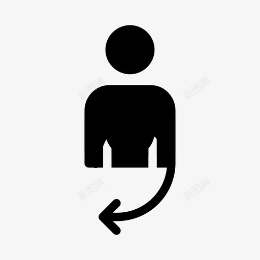 用户员工营销图标svg_新图网 https://ixintu.com 员工 搜索引擎优化和营销字形图标 替换 用户 营销 转移