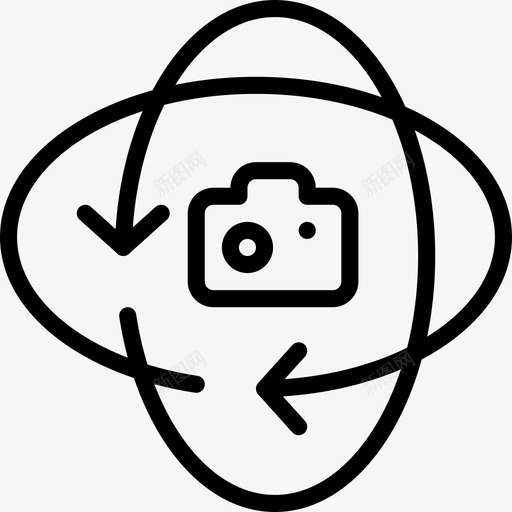 360视频真实360图标svg_新图网 https://ixintu.com 360 360视频 真实 虚拟 虚拟现实概述