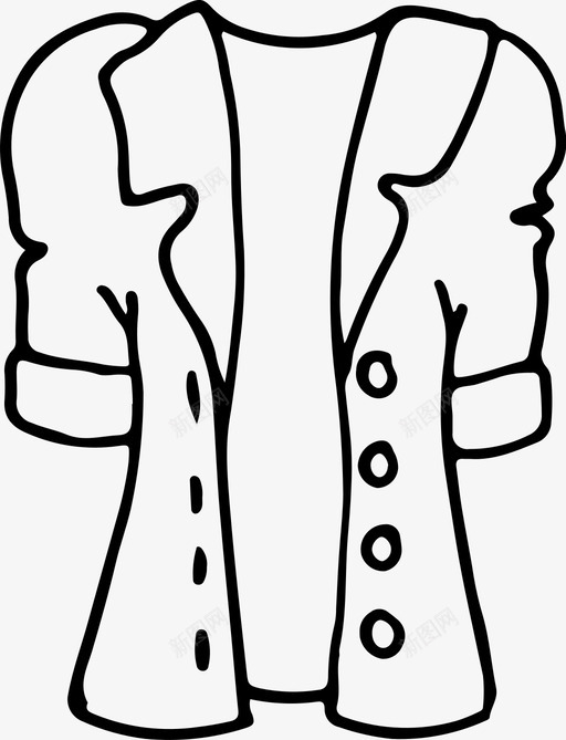采购产品夹克衣服时尚图标svg_新图网 https://ixintu.com 女装 时尚 衣服 衣柜 采购产品夹克 风格