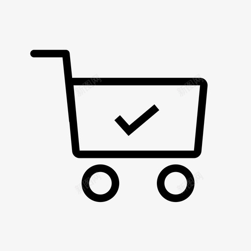 结帐购物车零售图标svg_新图网 https://ixintu.com 电子商务零售网上购物 结帐 购物 购物车 零售