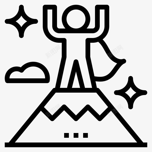个人品牌动机激情图标svg_新图网 https://ixintu.com 个人品牌 动机 成功 激情 社交媒体营销
