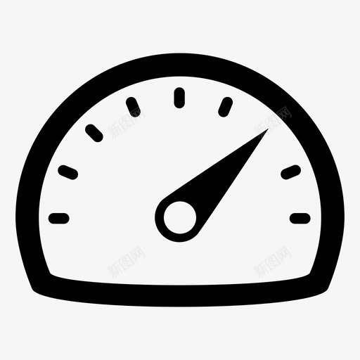 速度表汽车时钟图标svg_新图网 https://ixintu.com 仪表 时钟 比赛 汽车 速度表
