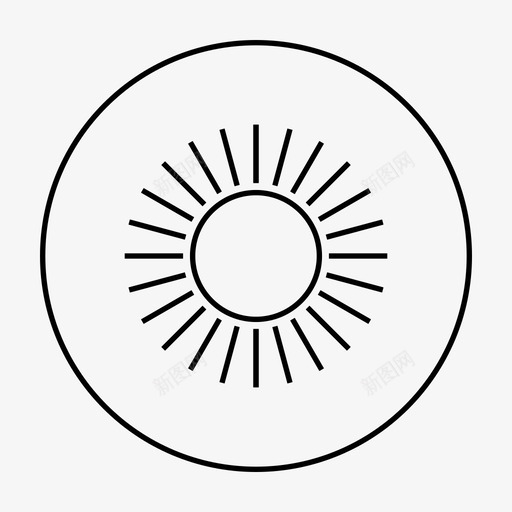 阳光明媚露营酷暑图标svg_新图网 https://ixintu.com 度假 环游露营 自然 酷暑 阳光明媚 露营