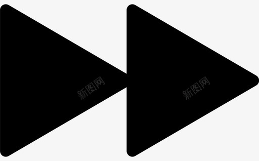 下一首歌前进音乐图标svg_新图网 https://ixintu.com 下一首歌 前进 媒体播放器 跳过 跳过歌曲 音乐
