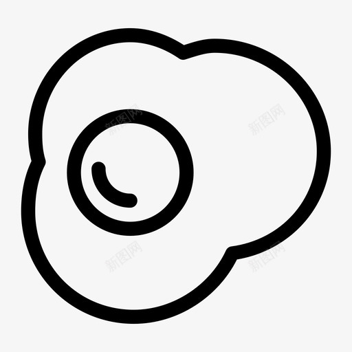 煎蛋早餐煎蛋卷图标svg_新图网 https://ixintu.com 早餐 煎蛋 煎蛋卷