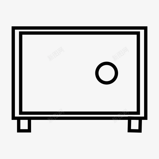 存款情妇备用金图标svg_新图网 https://ixintu.com 保险箱 商店 备用金 存款 情妇 银行