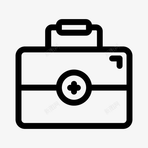 包公文包健康图标svg_新图网 https://ixintu.com 健康 公文包 包 投资