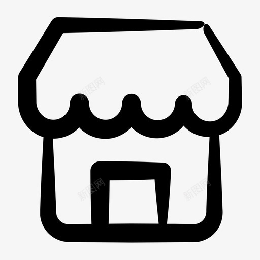 商店商店大楼inkyessentials第三卷图标svg_新图网 https://ixintu.com inkyessentials第三卷 商店 商店大楼