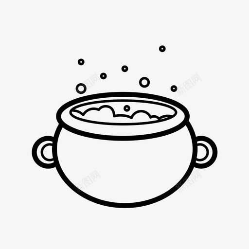 女巫大锅巫师图标svg_新图网 https://ixintu.com 女巫大锅 巫师图标