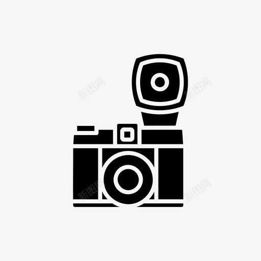 针孔相机模拟捕捉图标svg_新图网 https://ixintu.com lomography 各种相机字形 捕捉 模拟 经典 针孔相机