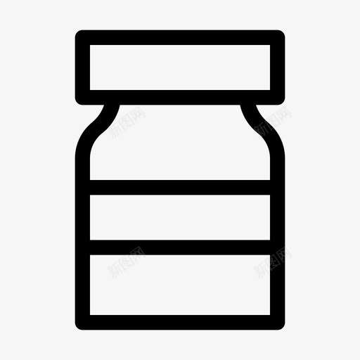 药罐药药线图标svg_新图网 https://ixintu.com 药 药线 药罐