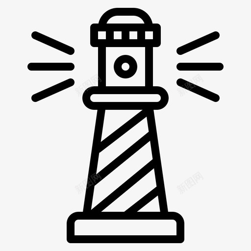 灯塔建筑向导图标svg_新图网 https://ixintu.com 向导 塔 建筑 灯塔 通讯