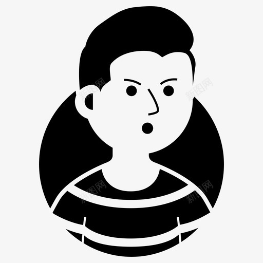 阿凡达人生气表情也许人是吸血鬼图标svg_新图网 https://ixintu.com 也许人是吸血鬼 表情 阿凡达人生气