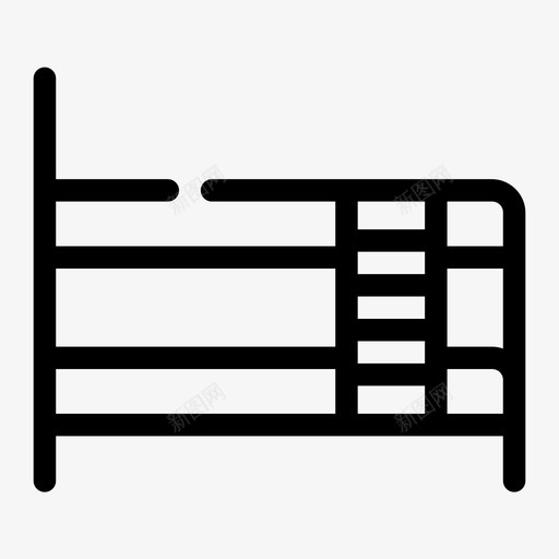 双层床甲板叠层图标svg_新图网 https://ixintu.com 两张 双层床 叠层 旅社间隙中等 甲板