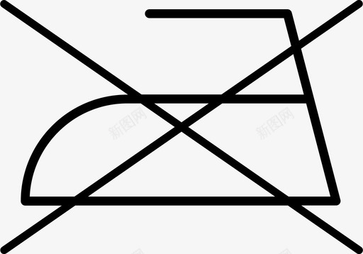 不熨熨标签洗标签图标svg_新图网 https://ixintu.com 不熨 洗标签 熨标签