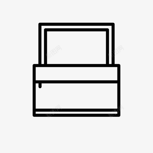 学校包公文包图标svg_新图网 https://ixintu.com 公文包 包 学校 学校一