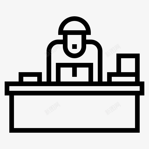 ceo办公室老板商人图标svg_新图网 https://ixintu.com ceo办公室 员工 商人 老板