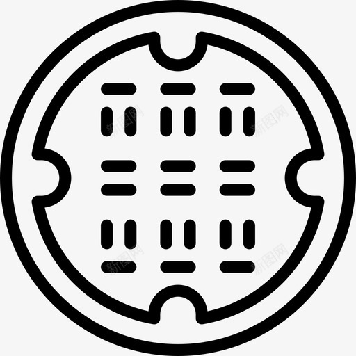 下水道建筑城市图标svg_新图网 https://ixintu.com Pretycons城市卷1概述 下水道 城市 建筑 街道