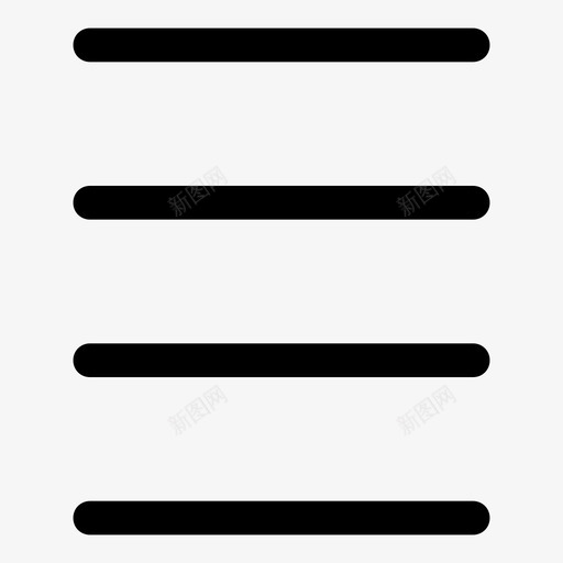 列表目录菜单图标svg_新图网 https://ixintu.com ui大纲02用户 列表 目录 菜单 设置