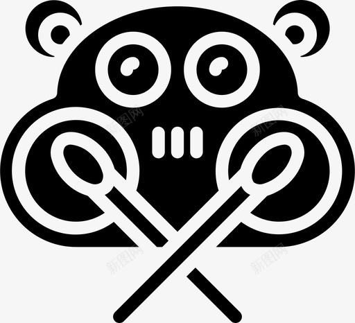 打鼓机玩具玩具实心图标svg_新图网 https://ixintu.com 打鼓机 玩具 玩具实心