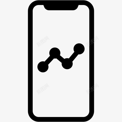 股票手机设备图标svg_新图网 https://ixintu.com 手机 智能手机 智能手机vol1 股票 设备