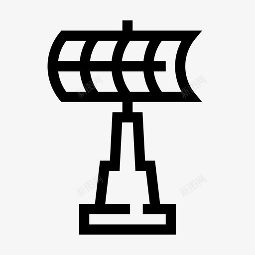 雷达调度员航班图标svg_新图网 https://ixintu.com 机场标牌 监视器 航班 调度员 雷达 飞行雷达